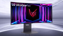 El UltraGear OLED 34GS95QE es uno de los varios monitores curvos para juegos que LG venderá a lo largo de 2024. (Fuente de la imagen: LG)