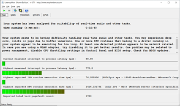 Latency monitor