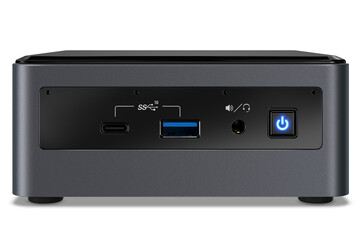 Intel NUC (NUC10i7FNHAA) frente (fuente: Intel)