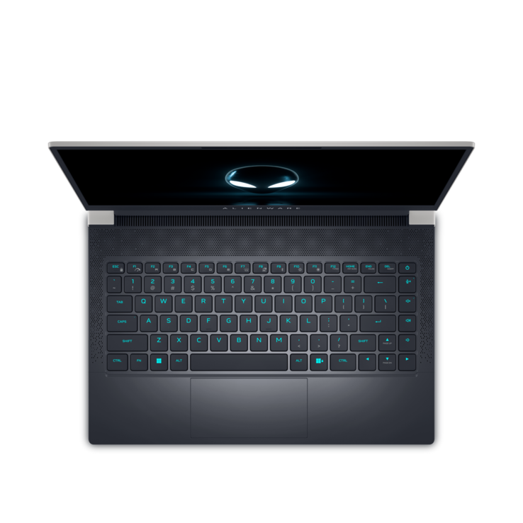 Alienware x14 superior (imagen vía Dell)