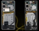 El Sony Xperia 1 VI (I) y el Xperia 1 V (D) muestran el espacio que ocupa la batería. (Fuente de la imagen: WekiHome/Unsplash - editado)