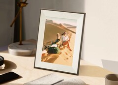 Aura Ink utiliza un panel de tinta electrónica para mostrar imágenes digitalmente (Fuente de la imagen: Aura Frames)