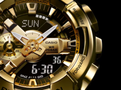Casio podría añadir un nuevo reloj a la serie GM-110, que incluye el GM-110G (arriba). (Fuente de la imagen: Casio)