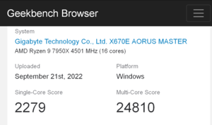 (Fuente de la imagen: Geekbench)