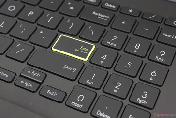 La tecla Enter de color es una característica superficial introducida por primera vez en los modelos VivoBook de 2020