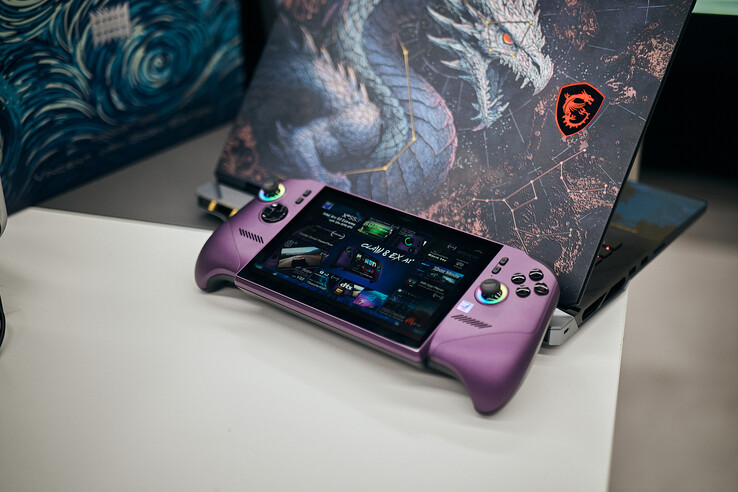 Diseño MSI Claw 8 EX AI.