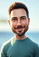 Imagen generada con Portrait Studio AI en modo "dibujo animado 3D".