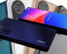 Un render conceptual del Redmi K50 Pro realizado por un fan tiene una carcasa de cámara similar a la del Huawei P50 (fondo). (Fuente de la imagen: Easy Access Tech/Pocket-lint - editado)