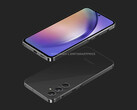 Un render del "Galaxy A55". (Fuente: OnLeaks x MySmartPrice)
