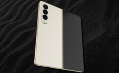 Se ha informado de que el Galaxy Z Fold5 estará libre de arrugas en comparación con el Z Fold4. (Fuente de la imagen: Samsung & Unsplash - editado)