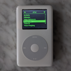 La sPot revitalizó un iPod envejecido. (Fuente de la imagen: Guy Dupont)