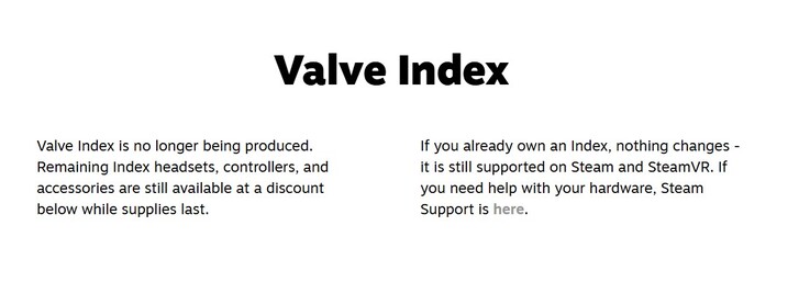 Actualización sobre Valve Index.
