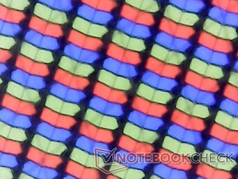 Nítida matriz de subpíxeles RGB con soporte de lápiz activo