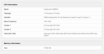 POCO F8 Ultra en Geekbench