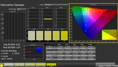 CalMAN: Saturación de color (calibrada)