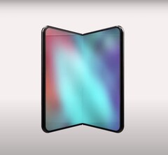 Render no oficial del primer iPhone plegable de Apple. (Fuente de la imagen: Concept Creator vía YouTube)