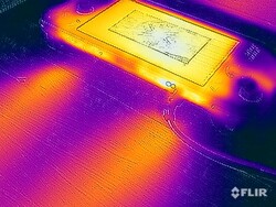 El ventilador sale por arriba