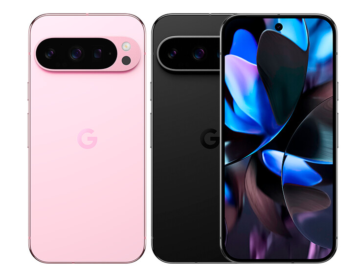 El Pixel 9 Pro en dos de sus cuatro colores de lanzamiento. (Fuente de la imagen: @MysteryLupin)