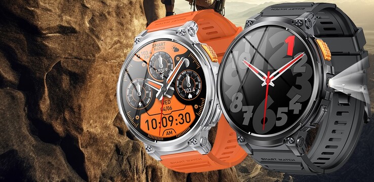 Angeboten wird die Smartwatch in zwei Farbversionen (Bildquelle: Rogbid)