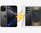 El Samsung Galaxy S25 Ultra dio al iPhone 16 Pro Max una carrera por su dinero en la prueba de velocidad de PhoneBuff. (Fuente de la imagen: Apple, Samsung, editado)