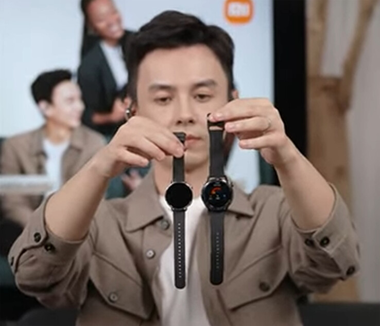 El Xiaomi Watch S4 de 41 mm y el Watch S4 de 47 mm, de izquierda a derecha. (Fuente de la imagen: Xiaomi)