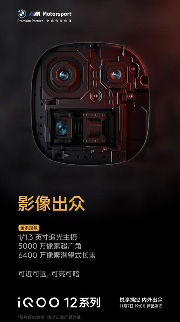 Las últimas filtraciones de iQOO sugieren que el 12 tendrá algunas de las mismas nuevas características que el 12 Pro... (Fuente: iQOO vía Weibo)