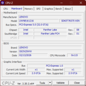 Placa base de CPU-Z