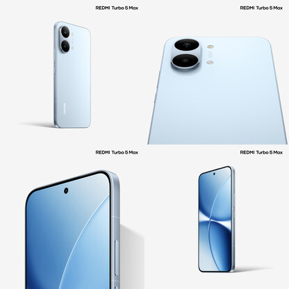 Diseño del Turbo 5 Max (Fuente de la imagen: Redmi)