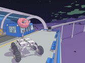 Imagen que muestra un vehículo explorador en Marte. (Fuente de la imagen: Shape Shop)