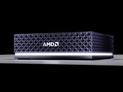 La imagen muestra una versión editada de la imagen promocional de «Ryzen AI Halo».