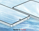 El Redmi Note 12 Turbo tendrá biseles relativamente delgados, incluso en comparación con los smartphones insignia. (Fuente de la imagen: Xiaomi)