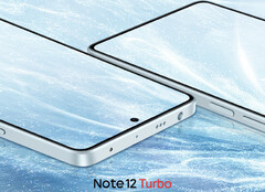 El Redmi Note 12 Turbo tendrá biseles relativamente delgados, incluso en comparación con los smartphones insignia. (Fuente de la imagen: Xiaomi)