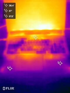 Prueba de resistencia a la temperatura superficial (cara superior)