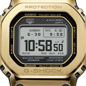 Pantalla MIP de la GMW-BZ5000GD-9 (Fuente de la imagen: Casio)