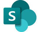 Un logotipo de Microsoft SharePoint sobre un fondo blanco liso. (Fuente de la imagen: Microsoft)