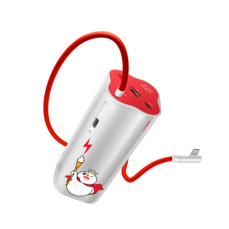 El OnePlus 150W SuperVOOC Power Bank Snow King Edition. (Fuente de la imagen: OnePlus, editado)