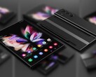 El Samsung Galaxy Z Fold Note luce un sistema de triple cámara en esta representación conceptual. (Fuente de la imagen: LetsGoDigital - editado)