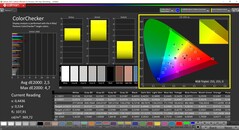 CalMAN ColorChecker (espacio de color de destino P3)