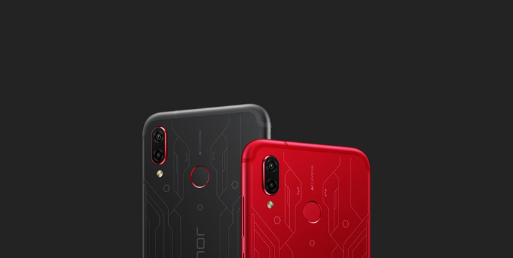 Honor Play Player Edition en negro y rojo