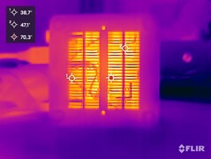 Minisforum Venus Series UN1245 vs. prueba de esfuerzo sin la tapa de la caja)