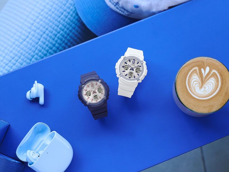 Los relojes Casio G-Shock Baby-G BGA-2800-2A2 (izquierda) y BGA-2800-7A3 (derecha)