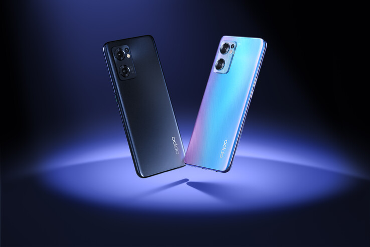 El Find X5 Lite está disponible en los colores Startrails Blue o Starry Black. (Fuente: OPPO)