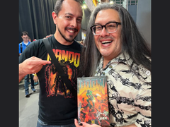 John Romero en la Comic Con de Málaga (fuente de la imagen: Theromero en Instagram)
