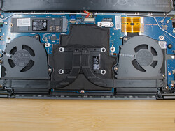 Ventiladores duales en el Samsung Galaxy Book3 Pro 360
