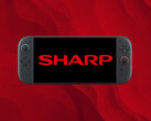 Consola Switch 2 mostrada con pantalla LCD de Sharp