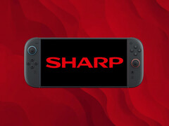 Consola Switch 2 mostrada con pantalla LCD de Sharp