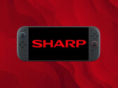 Consola Switch 2 mostrada con pantalla LCD de Sharp
