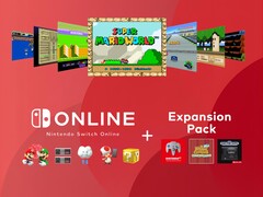 Se muestra el banner de la Consola Virtual y Nintendo Switch Online + Paquete de expansión (Fuente de la imagen: Nintendo of America con modificaciones)