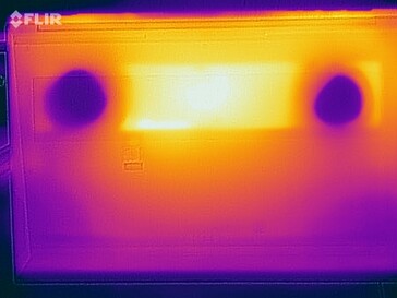 Prueba de esfuerzo de temperaturas superficiales (abajo)