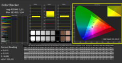 CalMAN: ColorChecker (calibrado)